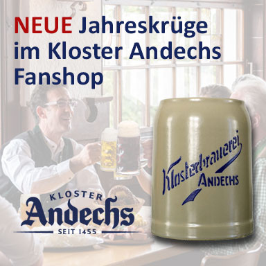 Neu im Kloster Andechs Fanshop: Jahreskrüge